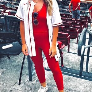 FP Movement by Free People Red jumpsuit